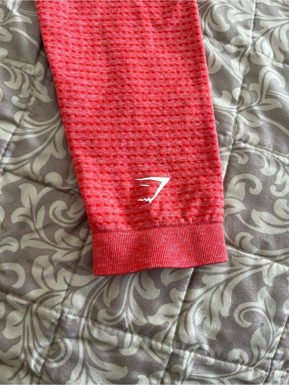 Gymshark Coral Pink Seamless Workout Legging Sleeve